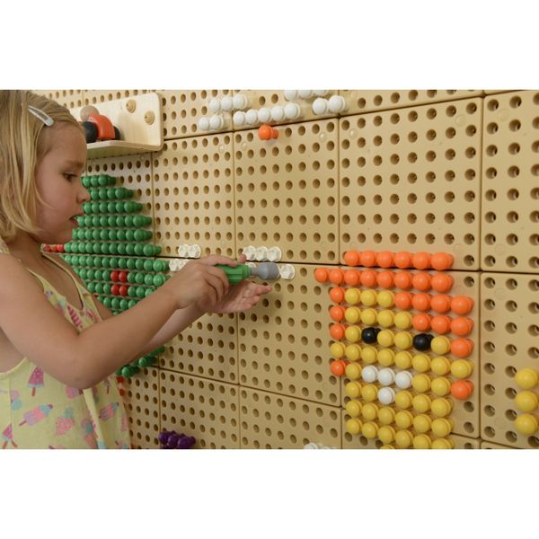 MASTERKIDZ Zestaw Narzędzia Z Wkrętarką 8 Elementów Do Tablicy Naukowo-Kreatywnej STEM zdjęcie 15