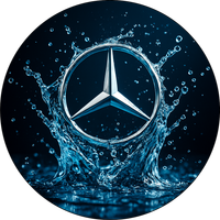 Opłatek na tort Mercedes Auto Samochód Logo Urodziny 18 30 40 50