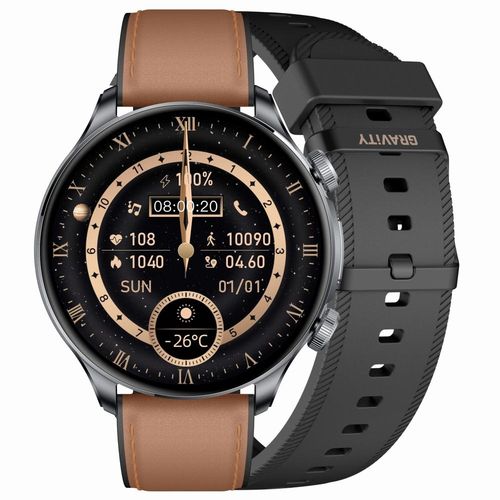 smartwatch gravity czarny 2 paski gt35-1 na Arena.pl
