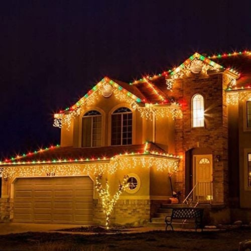 SOPLE FLASH 500 LED ZEWNĘTRZNE BIAŁE CIEPŁE lampki z Flashem Zimnym na Arena.pl