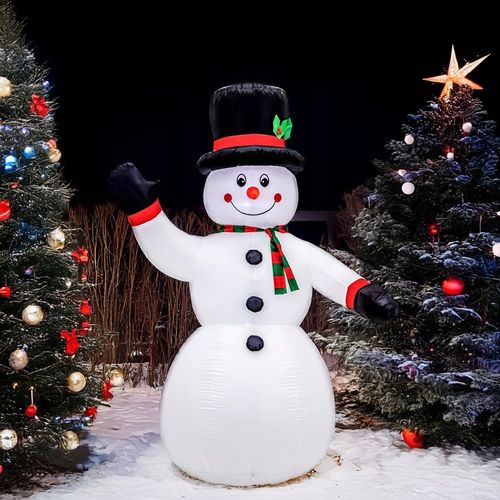 BAŁWAN nadmuchiwany ŚWIECĄCY DUŻY pompowany LED 180cm dmuchaniec na Arena.pl