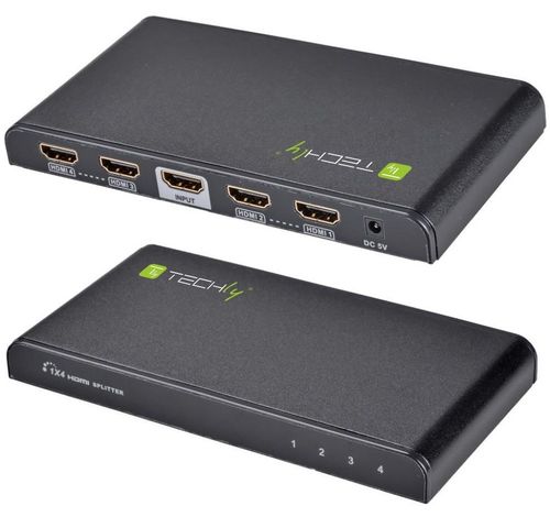 Rozdzielacz Splitter HDMI 1x4 4K*30Hz 3D Techly na Arena.pl