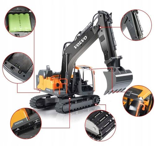 KOPARKA ZDALNIE STEROWANA MŁOT CHWYTAK CHDOUBLEE VOLVO EC160E na Arena.pl