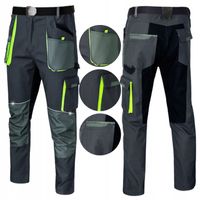 Spodnie robocze męskie bojówki ochronne monterskie Mocne Elastyczne BHP