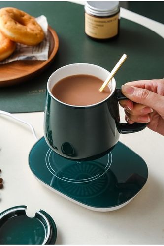 KUBEK DO KAWY HERBATY PODGRZEWACZ USB ŁYŻKA KABEL PREZENT DLA NAUCZYCIELA na Arena.pl