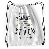 Plecak Sportowy Szkolny Dla Barmana Worek Torba Z Nadrukiem Ze Zdjęciem