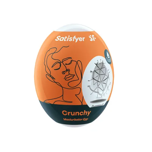 satisfyer eggcited crunchy - elastyczne jajko intymne hydro-active tpe na Arena.pl