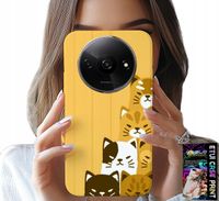 ETUI DO XIAOMI REDMI A3 - LOVE CAT, WZORY Z KOTAMI, CASE + SZKŁO