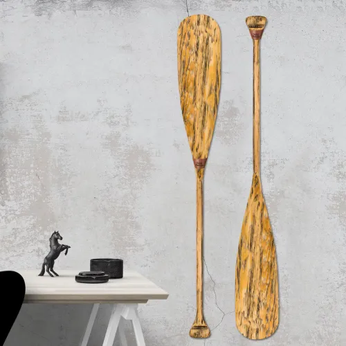 Pagaj John Paddle Ozdoba Postarzany 110 cm WZ3 ze skórzaną pionową zawieszką 110 cm na Arena.pl