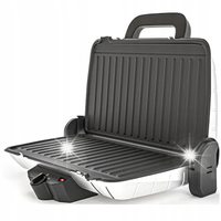 GRILL ELEKTRYCZNY SKŁADANY OPIEKACZ BARBECUE KANAPKI PANINI TORTILLA XXL