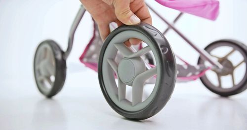 Wózek dla lalek 3w1 ZESTAW XXL -NOSIDŁO ŁÓŻECZKO POŚCIEL TORBA PRZEWIJAK na Arena.pl