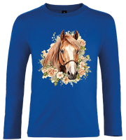 Bluzka z długim rękawem Konie