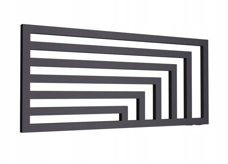 GRZEJNIK LAOS POZIOMY-PDV 52x80 GRAFITOWY zdjęcie 4