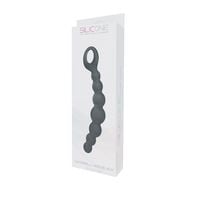 plug/kulki fallo anale caterpill ass silicone black