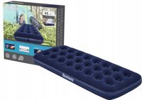 Materac welurowy pompowany 1 osobowy BESTWAY 67000