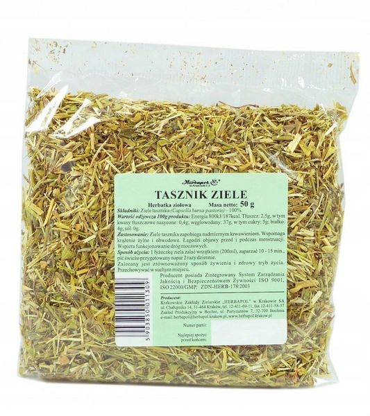 Tasznik, ZIELE TASZNIKA 100% - 50g Herbapol zdjęcie 3