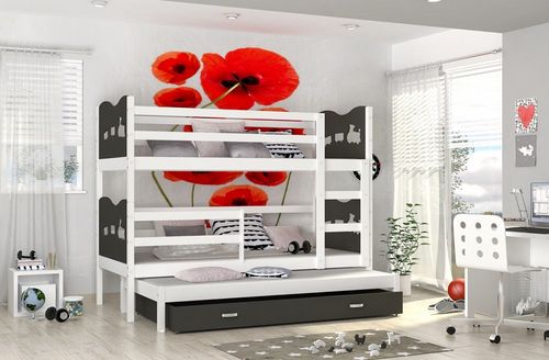 Łóżko MAX 3 białe Kolor - Biel na Arena.pl