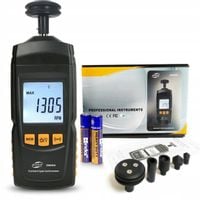 TACHOMETR KONTAKTOWY OBROTOMIERZ CYFROWY MIERNIK OBROTÓW DO 99999 RPM LCD