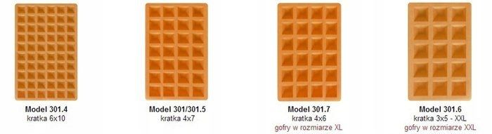 Gofrownica Dezal 301.7 XL Profi W 1300W PROFESJONAL CZARNA zdjęcie 12