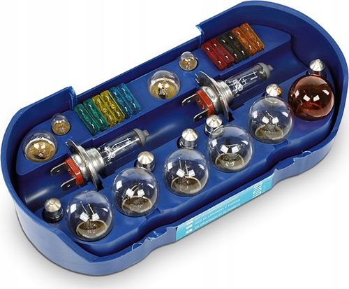 ZESTAW ZASOBNIK KOMPLET ŻARÓWEK ZAPASOWYCH 2x H7 12V + BEZPIECZNIKI 30 ELEM na Arena.pl