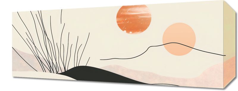 Obraz 50x20cm Miękkie Wzgórze zdjęcie 1