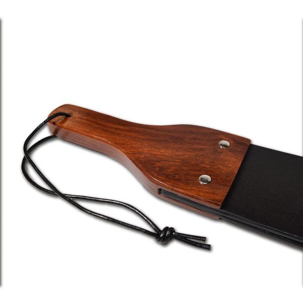 Prowler Red Leather And Wood Flapper Paddle zdjęcie 3