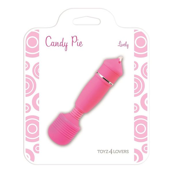 Mały Wibrator Różdżka - Candy Pie Lively zdjęcie 2