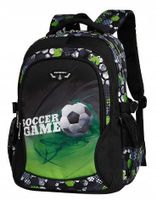 PIŁKA FOOTBALL PLECAK W PIŁKI SZKOLNY TORNISTER A4 KIESZONKA NA BIDON