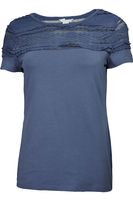 Niebieska Bluzka, Koronka - 38 / M