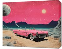 Obraz 60x50cm Kabriolet W Kosmosie