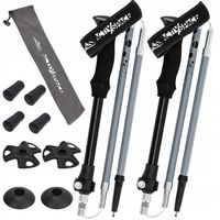 KIJE TREKKINGOWE SKŁADANE KIJKI W GÓRY DO CHODZENIA FOLD ZESTAW 2SZT PRO