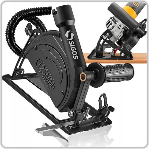 Adapter prowadnica z odsysaczem do szlifierki kątowej 125mm osłona na Arena.pl