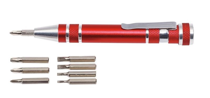 Uchwyt na bity MICRO, czerwony zdjęcie 1