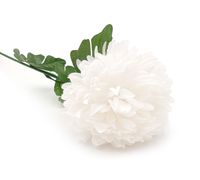 CHRYZANTEMA POJEDYNCZA GĘSTA GAŁĄZKA XXL SZTUCZNE KWIATY 70cm BIAŁA