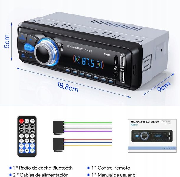 Radio samochodowe N2215 zdjęcie 2