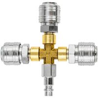 ROZGAŁĘŹNIK TRÓJNIK PNEUMATYCZNY DO KOMPRESORA TYP X SZYBKOZŁĄCZKA