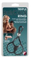 triple ball and cock ring