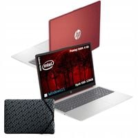 HP 15,6 Intel 4 RDZENIE 16GB 128 GB WIN11 Scarlet RED