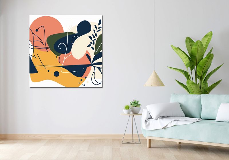 Obraz 100x100cm Dynamika Wizji zdjęcie 2