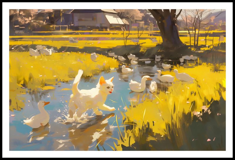 Plakat 91,5x60cm Słońce na Wsi zdjęcie 3