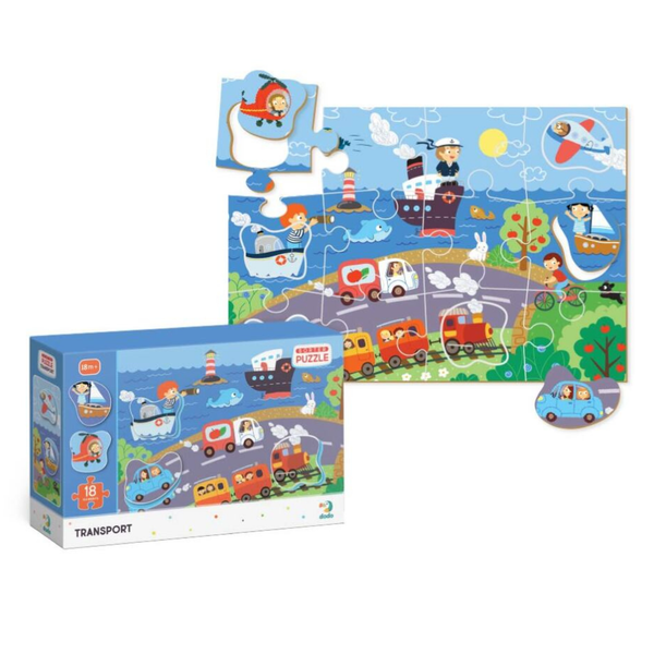 Puzzle Dodo Sorter Transport 18 El. Dla Dzieci Edukacyjne 300158 zdjęcie 6