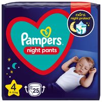 PAMPERS Night Pants rozmiar 4 pieluchomajtki pieluszki 25szt