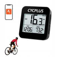 Cycplus Licznik Komputer Rowerowy Bezprzewodowy Wodoodporny Z Uchwytem Gps