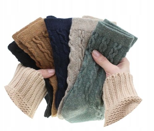 5x NATURALNE WEŁNIANE skarpetki damskie CIEPŁE SKARPETY JAKOŚĆ na Arena.pl