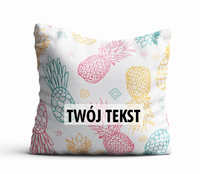 Poduszka DZIECIĘCA z Twoim napisem PD13 ananasy
