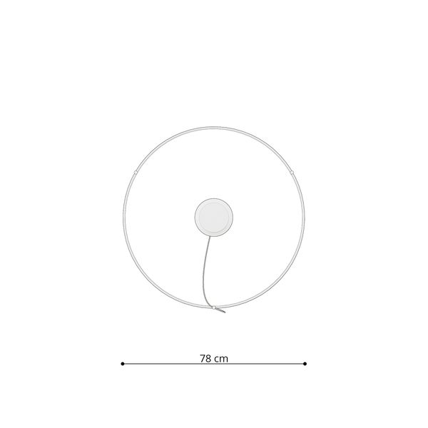 Żyrandol RIO 78 czarny LED 3000K zdjęcie 10