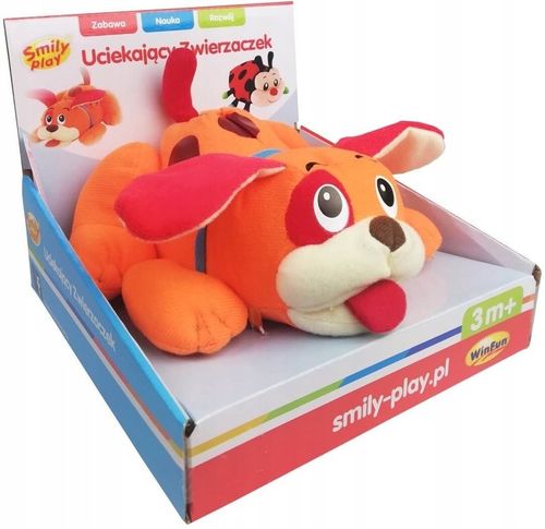 SMILY PLAY Piesek do raczkowania ucieka wibruje dźwięki melodyjki rusza się na Arena.pl