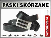JBN BL 3/5 Pasek MESKI SKORZANY Klamra BLACHA 3cm