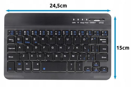 ETUI I KLAWIATURA DO SAMSUNG GALAXY TAB A9 8.7" 2023 SM-X110 SM-X115 CZARNY na Arena.pl