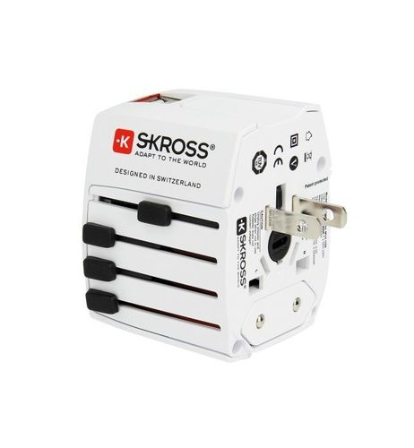 Skross Adapter podróżny MUV 2xUSB, biały na Arena.pl
